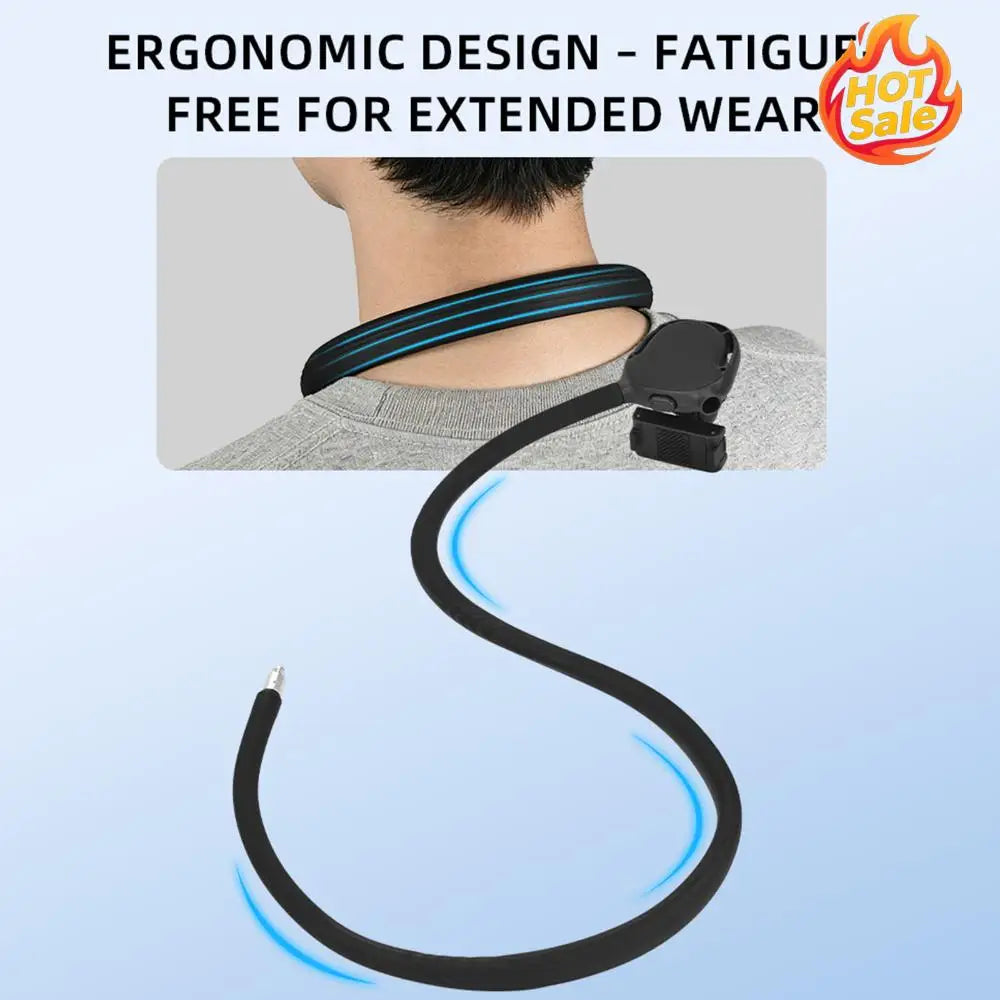 Silicone Magnetic Neck Mount Camera Holder – 360°+90° FPV