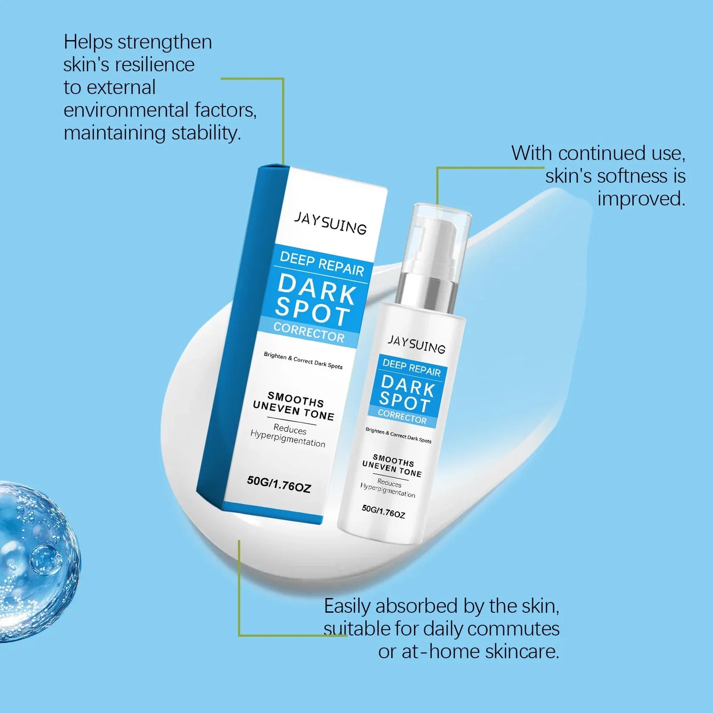 Dark Spot Correcting Serum Cream – Vitamin C, Niacinamide & HA