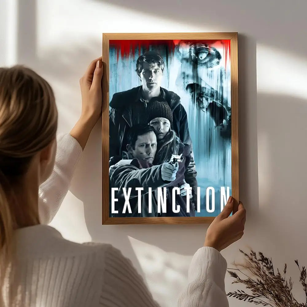 Movie E-Extinction HD Wall Poster | Self-Adhesive Waterproof Art Movie Wall Poster Peaceful Pleasures Health and Wellness White5 21X30cmNoframe