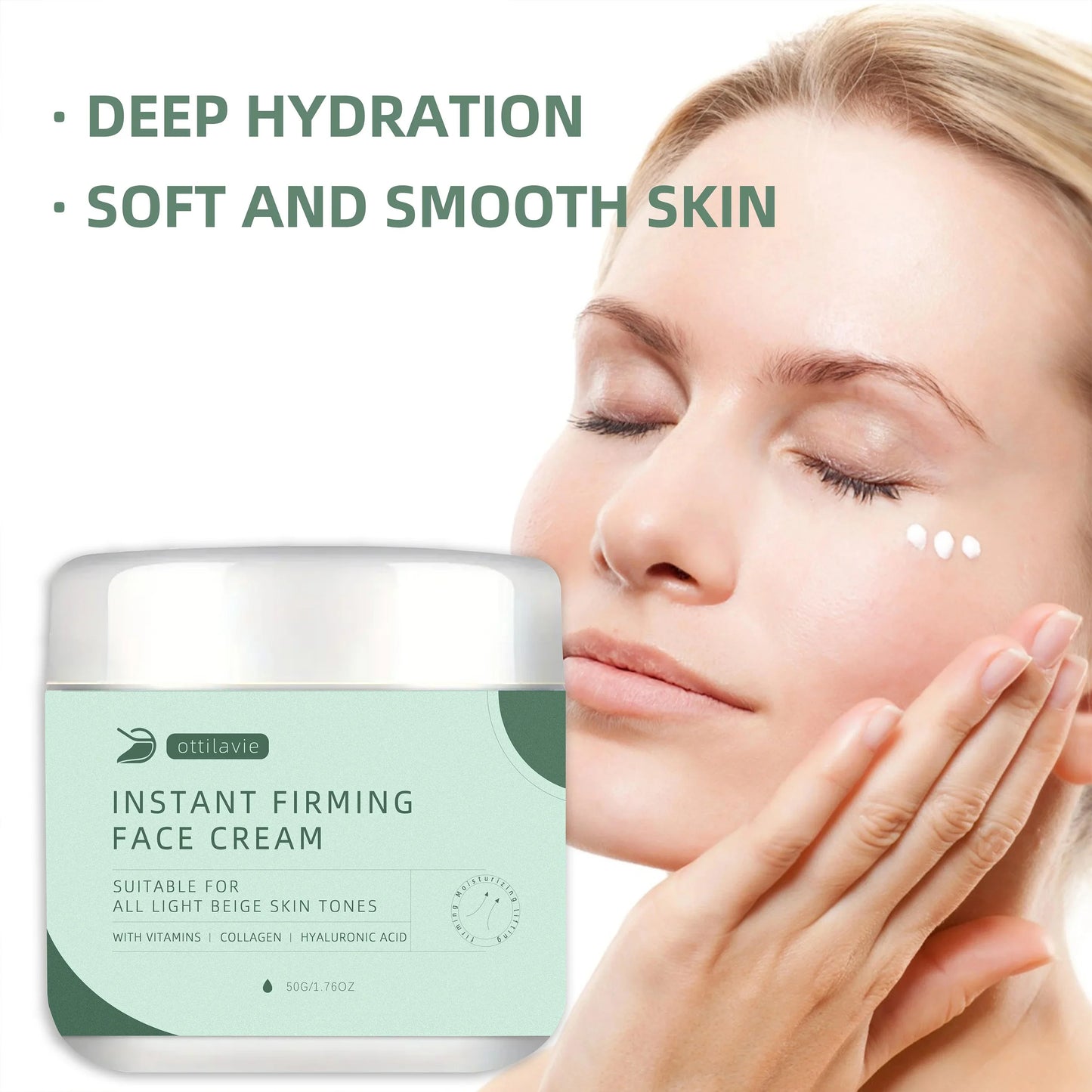 Ottilavie Instant Firming Face Cream – Hydrates & Tightens