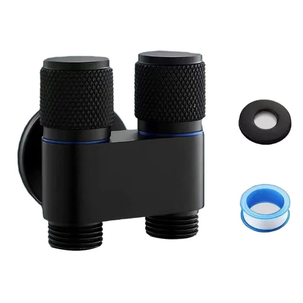 Dual Control Triangle Valve G1/2 | Bidet Sprayer Angle Valve
