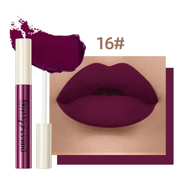 24-Color Matte Liquid Lipstick – Waterproof Velvet Lip Gloss Set