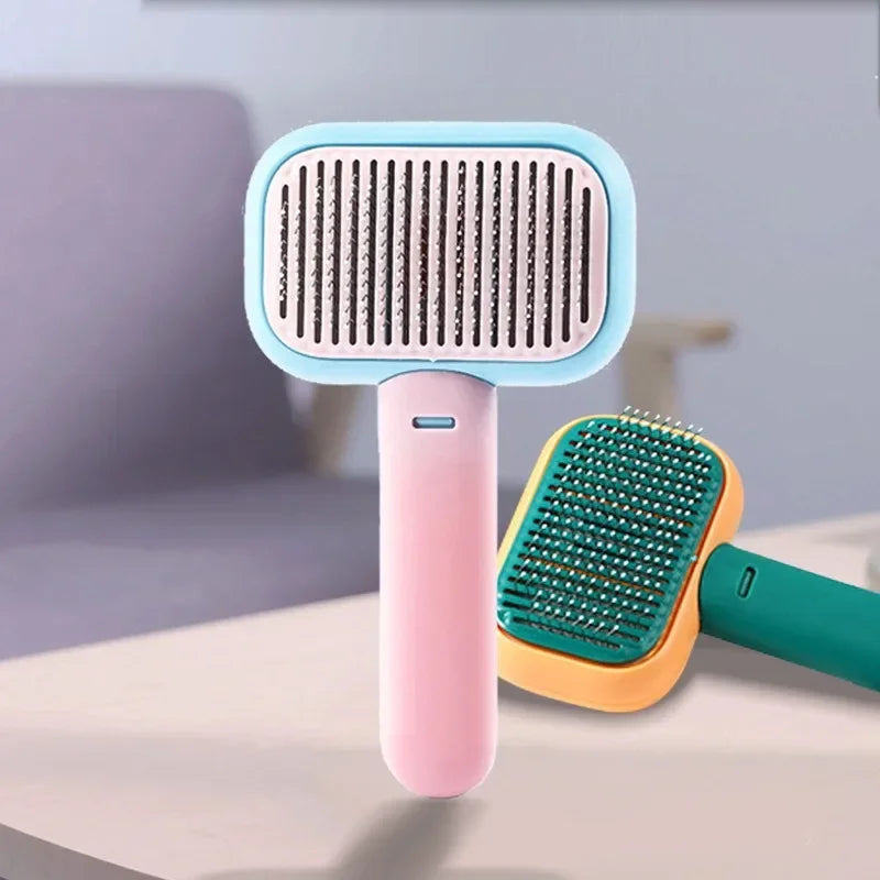 Pet Hair Remover Brush & Grooming Comb for Cats & Dogs Pet Grooming Brush Peaceful Pleasures Health and Wellness