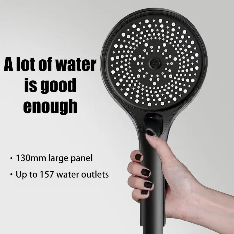 3-Mode High Pressure Handheld Shower Head | ABS Plastic