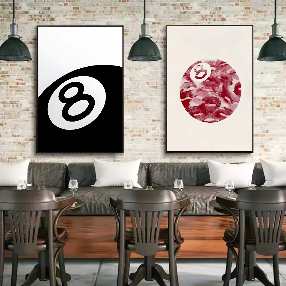 Black & White Abstract Canvas Wall Art Print | Modern Decor