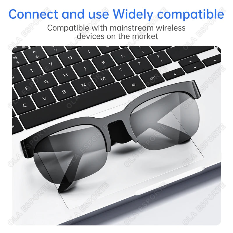 AI Smart Sunglasses – Bluetooth, Translation & Music