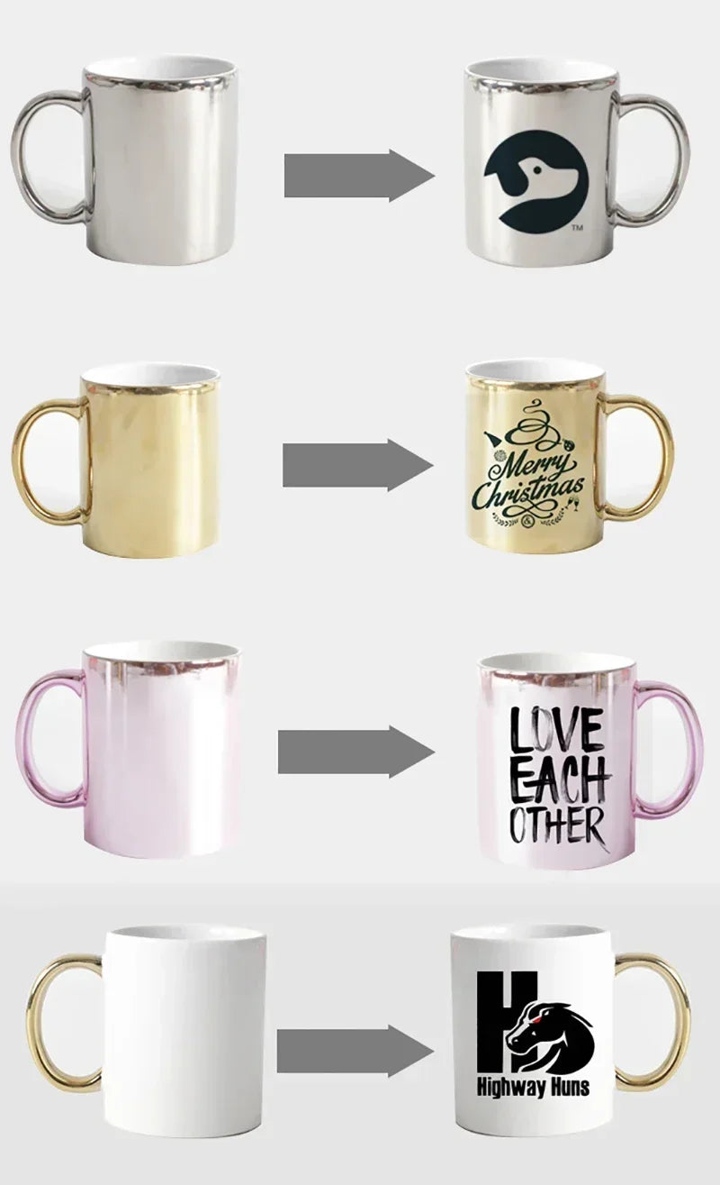 Personalized Photo & Text Ceramic Coffee Mug | Custom Gift
