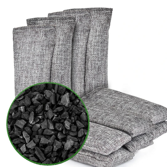 10/20Pcs Natural Fresh Bamboo Charcoal Bags Air Purifying Activated Charcoal Odor Absorber Moisture for Car Closet Shoes Pets Peaceful Pleasures Health and Wellness 30pcs