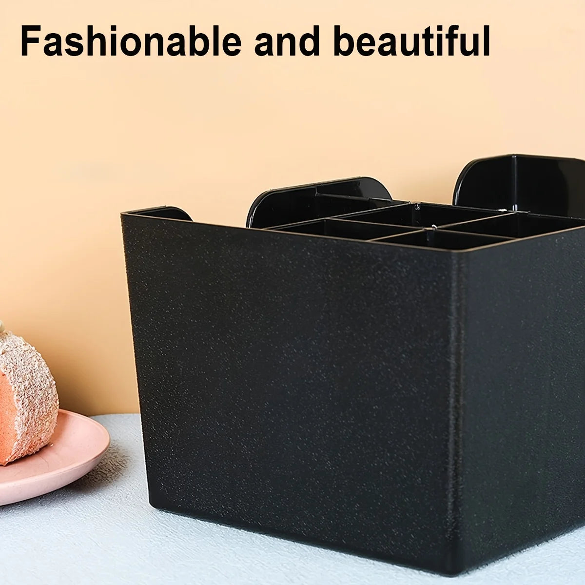 Bar Caddy with 6 Compartments, Barware Caddy, Napkin Dispenser, Plastic Bar Organizer, Heavy Duty Refillable Bar Organizer Peaceful Pleasures Health and Wellness