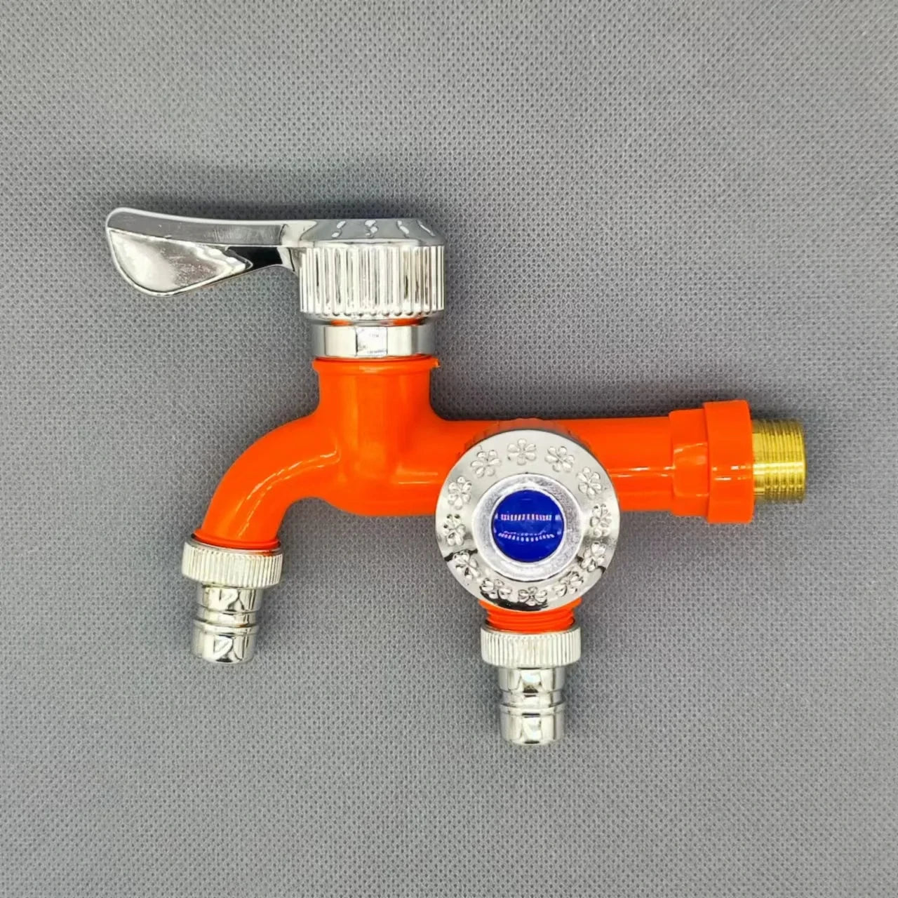 Dual Outlet Faucet Splitter | 1/2" Double Control Water Tap