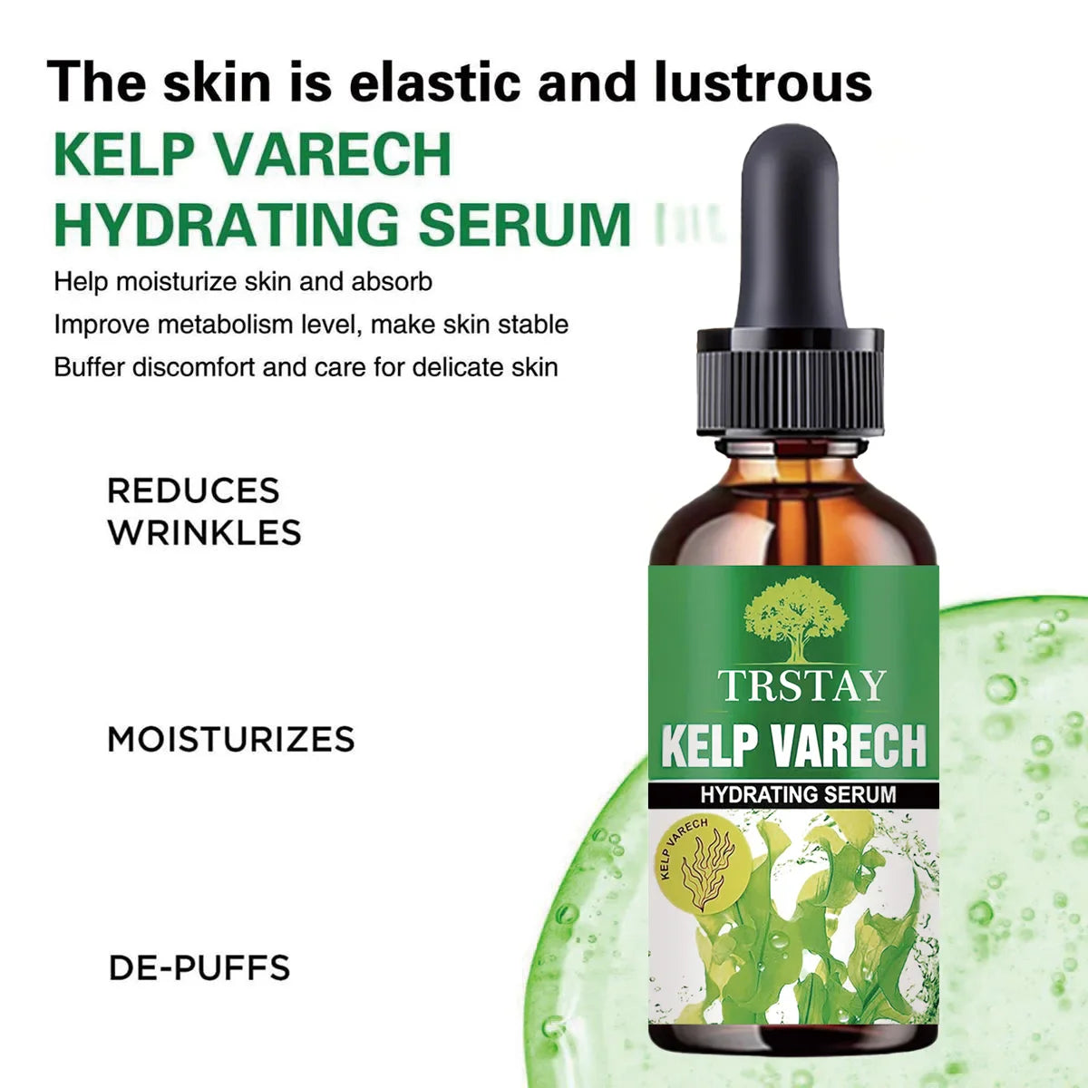 Deep Sea Algae & Kelp Brightening Face Serum | TRSTAY