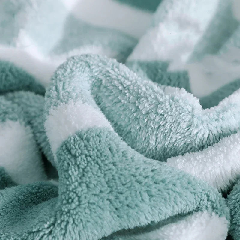 Striped Towel Set – Soft Quick-Dry Bath & Hand Towels