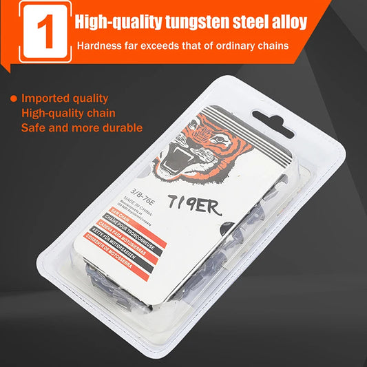 New 18/20/22/24 Inch Metal Chainsaw Chain Spare Parts Link Chainsaw Saw Chain Blade Electric Saw Accessories For Wood Cutting Peaceful Pleasures Health and Wellness