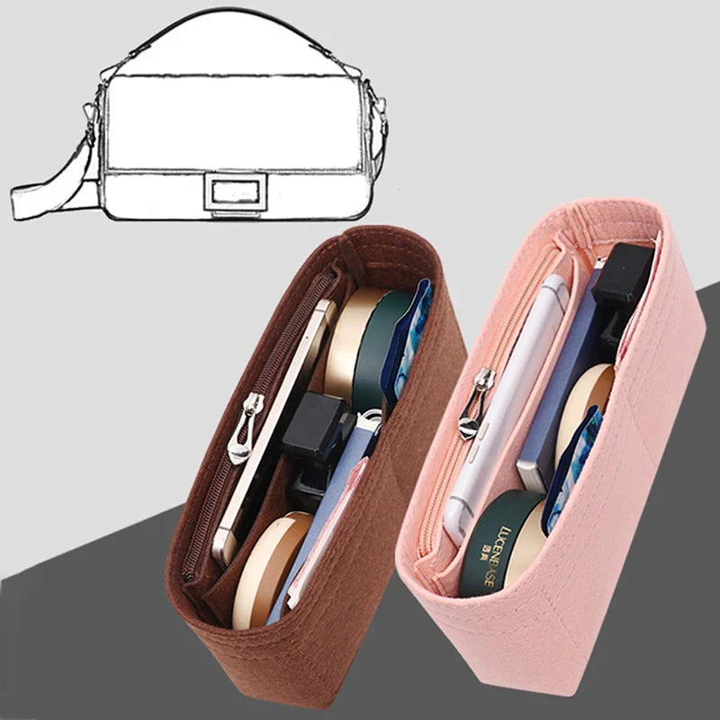 Felt Handbag Organizer Insert – Multi-Pocket Bag Liner