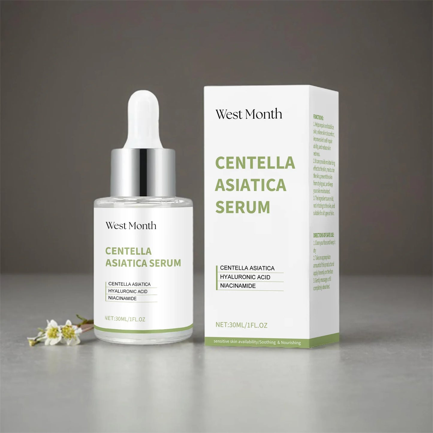 Centella Asiatica Facial Serum | Hydrating, Soothing & Brightening