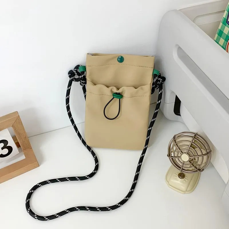 Mini Nylon Crossbody Bag – Phone Wallet Shoulder Purse