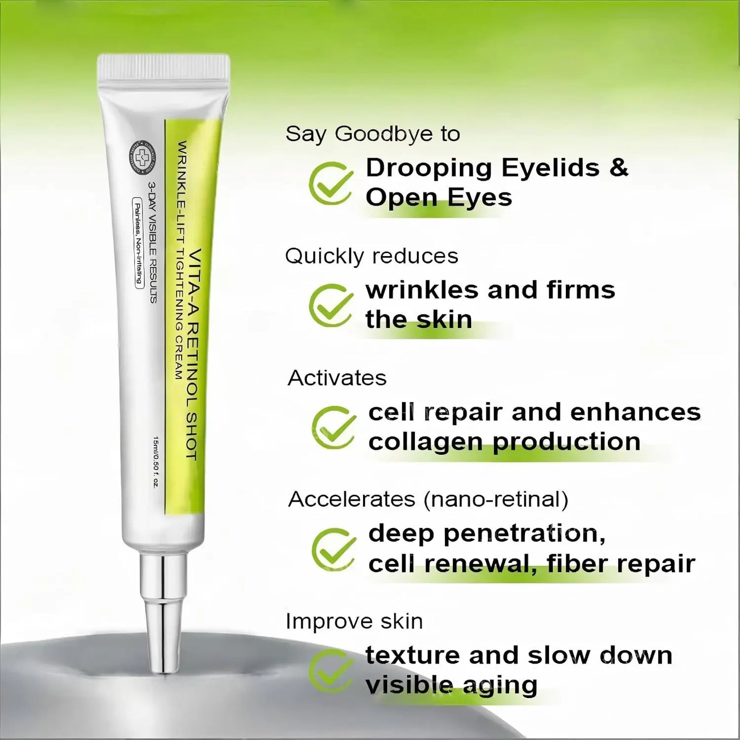 Retinol Eye Cream – Brightening, Firming & Hydrating | 15ml