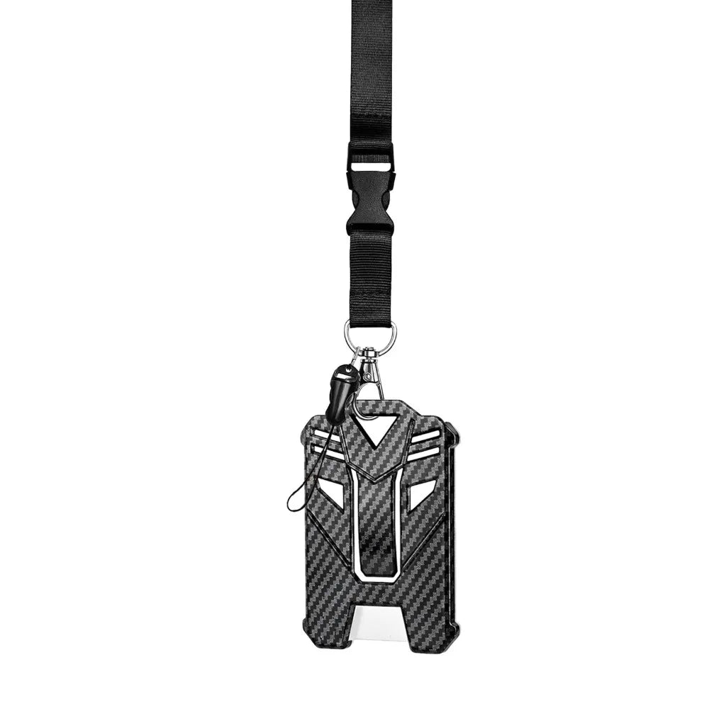 New Heavy Duty Badge Holder Adjustable Lanyard Retractable ID Card Holder Belt Clip Black Color Badge Keychain Carabiner Peaceful Pleasures Health and Wellness Style C