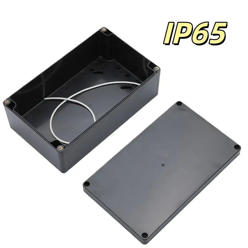 New 1/3Pcs Plastic Electronic Project Instrument Case IP65 Waterproof Black Junction Box Outdoor Container Power Enclosure Tools Peaceful Pleasures Health and Wellness