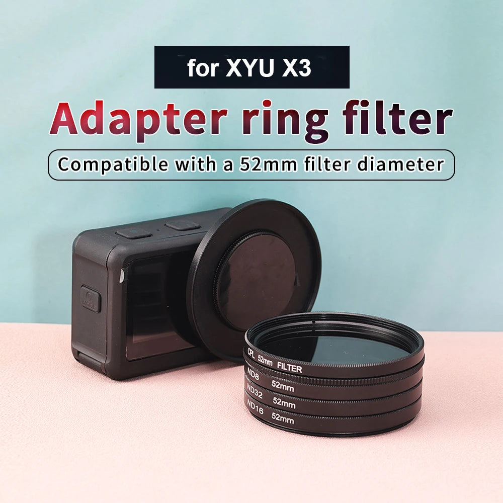 XTU X3 Lens Filters – UV, CPL, ND8, ND32, ND64 HD Glass