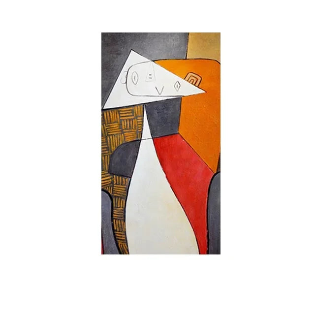 Scandinavian Modern Abstract Wall Art Picasso Famous Best Selling HD Canvas Prints Home Bedroom Living Room Decoration Peaceful Pleasures Health and Wellness A16 20x30cm Unframed