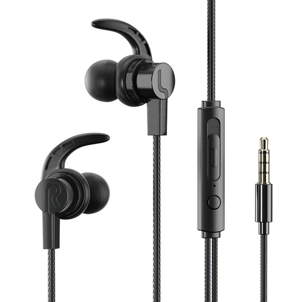 Maerknon 3.5mm Wired Earbuds HiFi Bass Stereo Mic | Gaming Sport