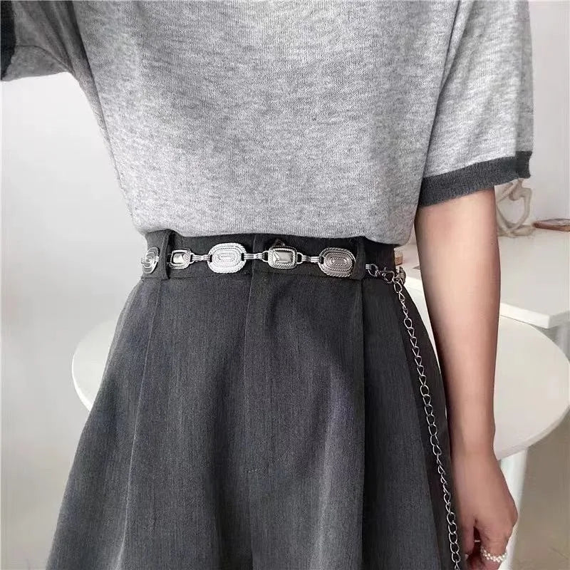Retro Butterfly Metal Waist Chain Belt for Women | Summer Fashion