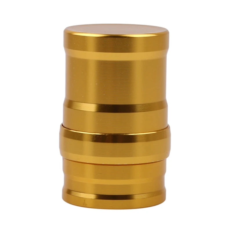 1Pc Liquid Alcohol Lamp Metal Mini Portable Durable Lab Equipment Outdoor Survival Camping Hiking Heating Stoves Peaceful Pleasures Health and Wellness golden