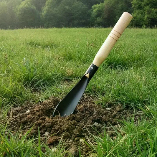 Manganese Steel Garden Trowel | Sharp Blade & Wood Handle Garden Hand Trowel Peaceful Pleasures Health and Wellness
