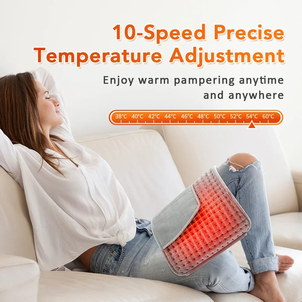 Electric Heating Waist Belt | 10-Level Heat & Auto Timer