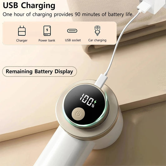USB Rechargeable Lint Remover For Clothes Professional Fabric Shaver Hair Ball Trimmer Fuzz Remover Peaceful Pleasures Health and Wellness