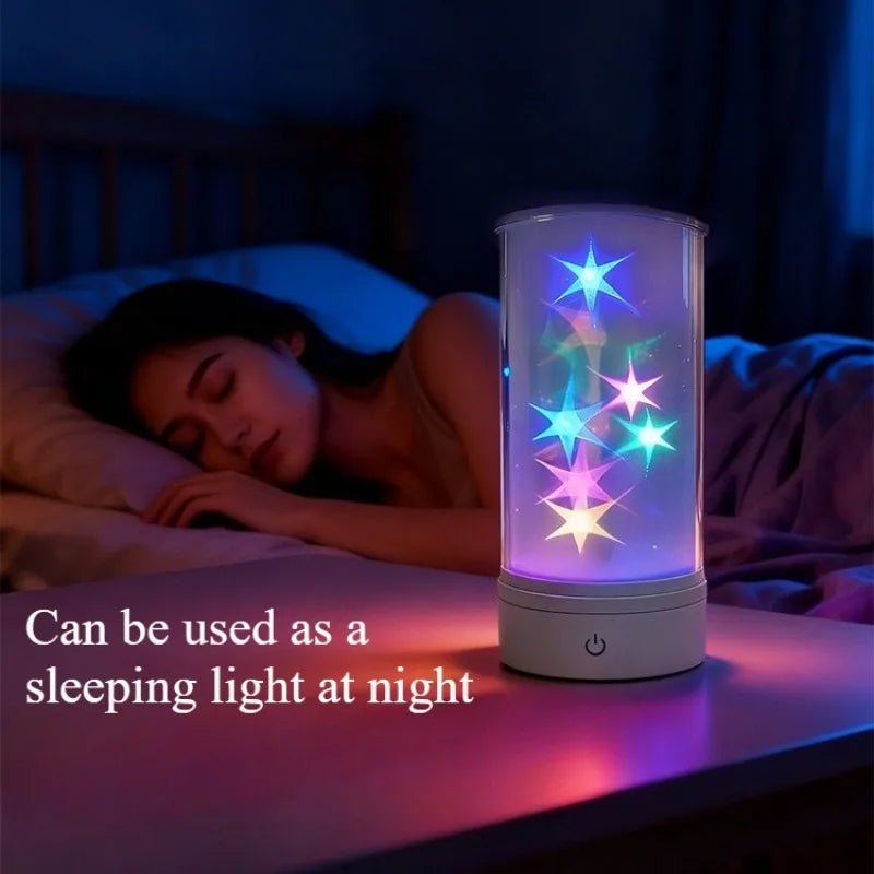 Star Night Light USB Rechargeable Kids Bedroom Desk Lamp