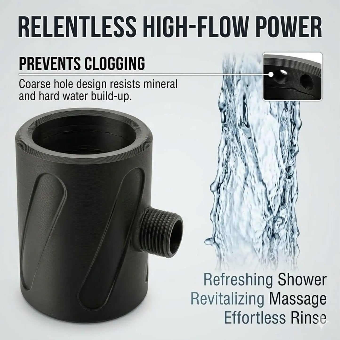 2-in-1 High-Pressure Shower Head & Pet Foot Wash Sprayer
