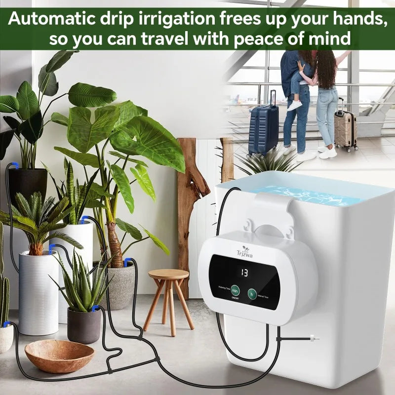 Indoor Automatic Drip Irrigation System – 10 Tips & Timer
