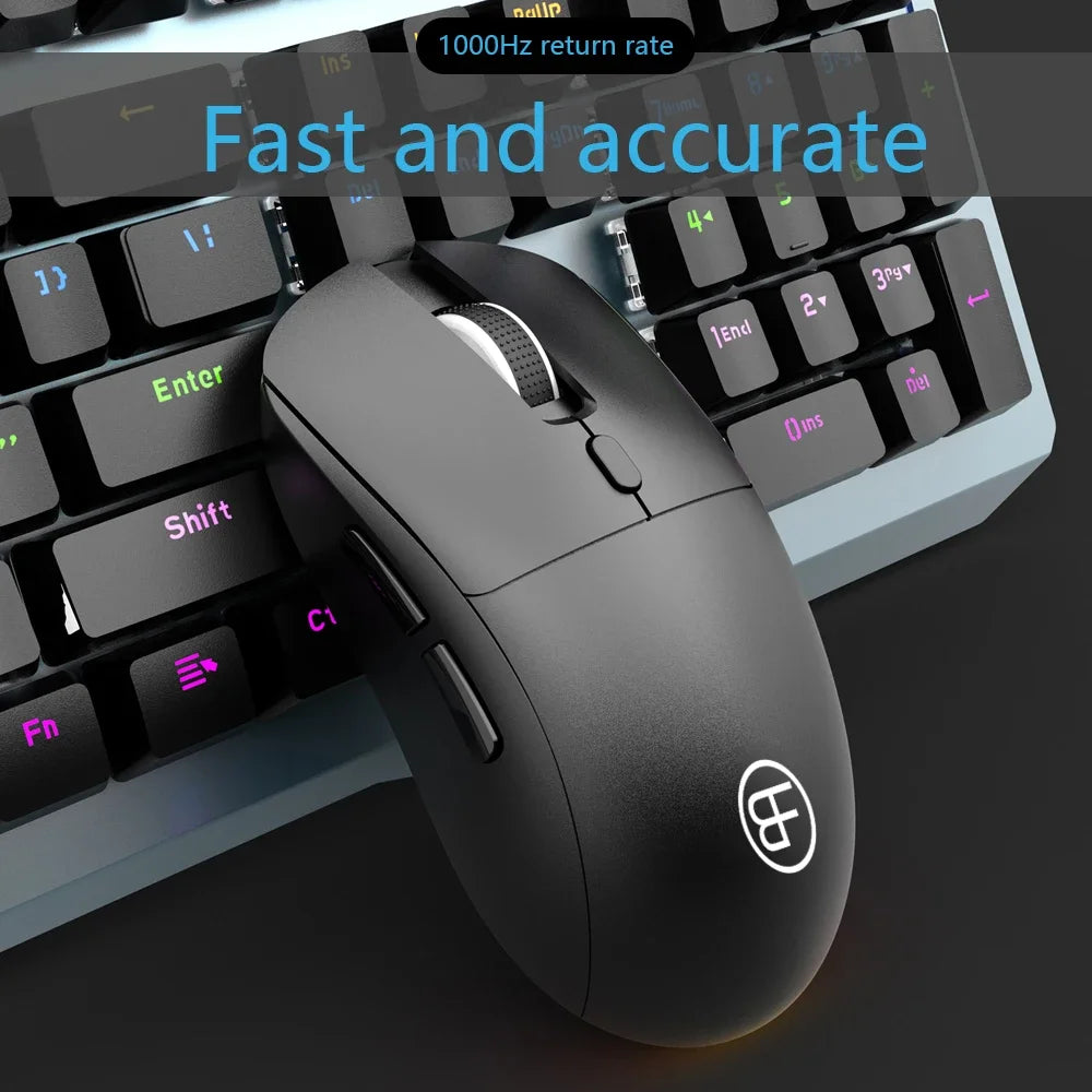 Wired Mouse USB Wired Computer Mouse DPI Adjustable 6-Button Ergonomic Mice Home Office Mouse for Laptop PC Desktop Notebook Peaceful Pleasures Health and Wellness