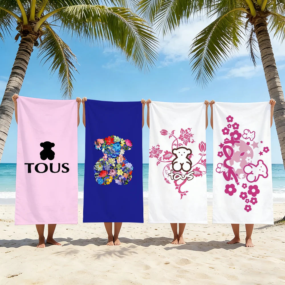 Quick-Dry Printed Beach Towel | Swim, Yoga & Gym All Sizes