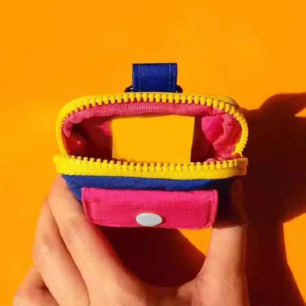 Mini Zipper Coin Purse Keychain – Colorful Cute Bag Charm