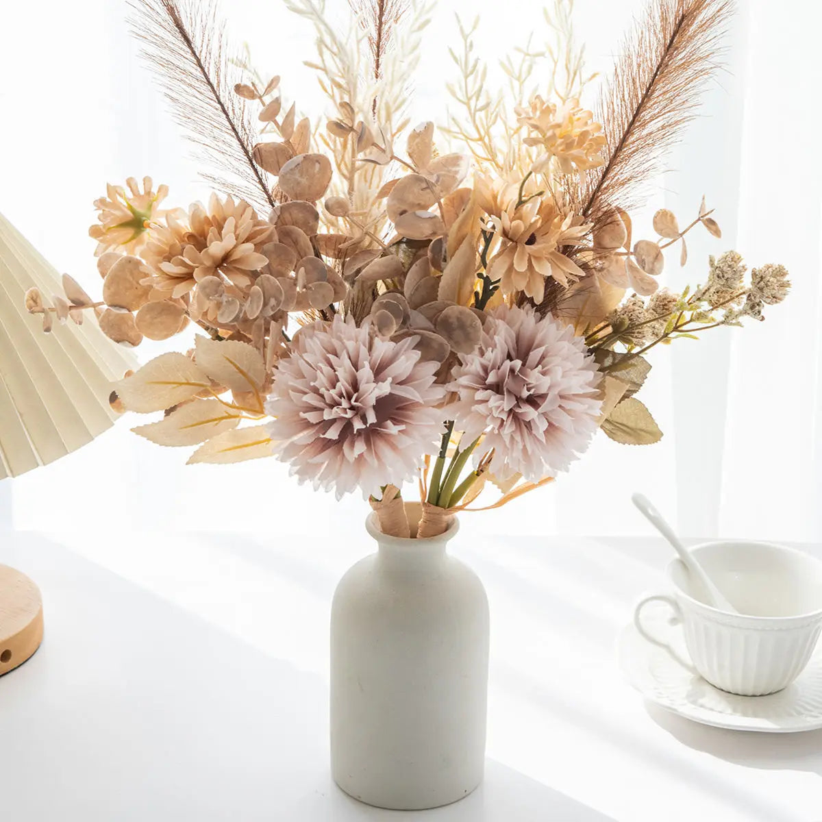 Silk Chrysanthemum Artificial Flower Bouquet | Wedding & Home