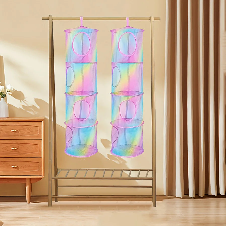 4-Layer Foldable Storage Hammock | Toy & Home Organizer
