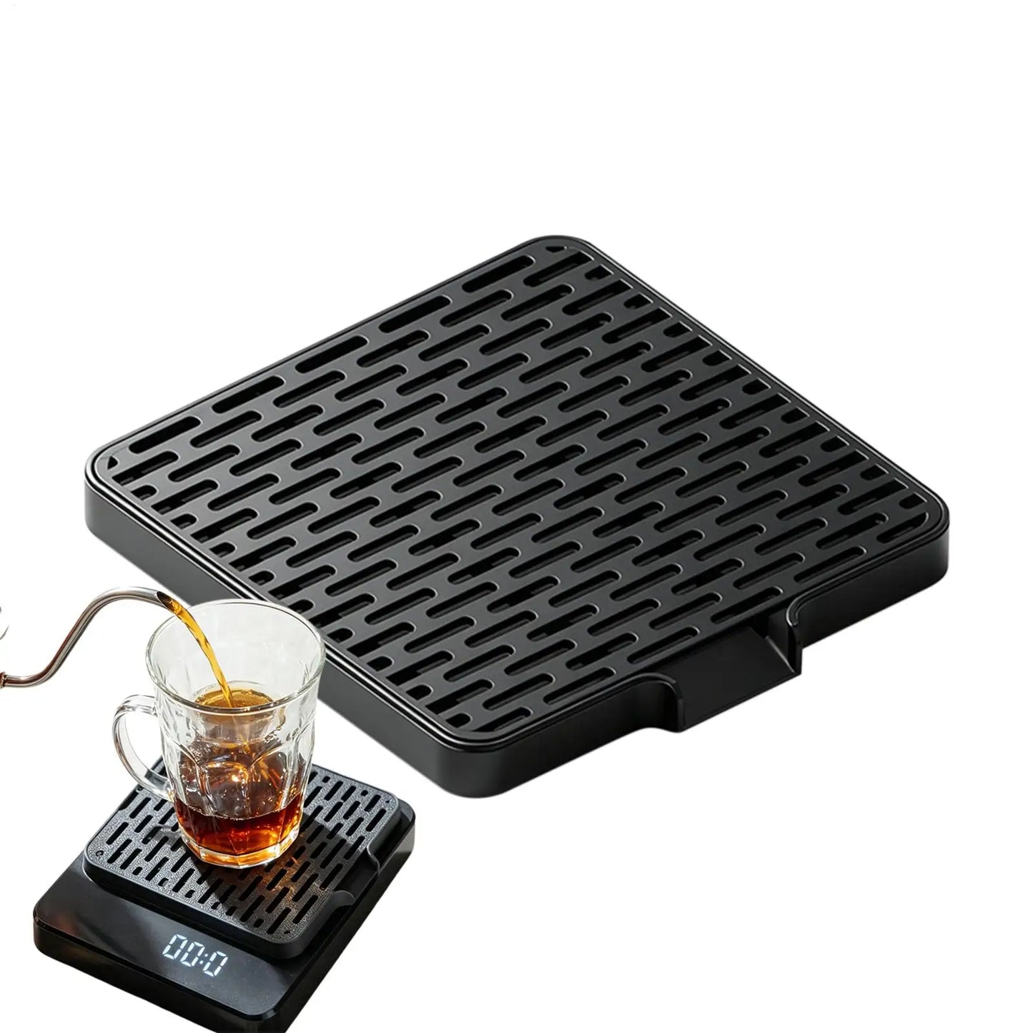 Self-Draining Coffee Scale Drip Tray | Espresso Drip Catcher