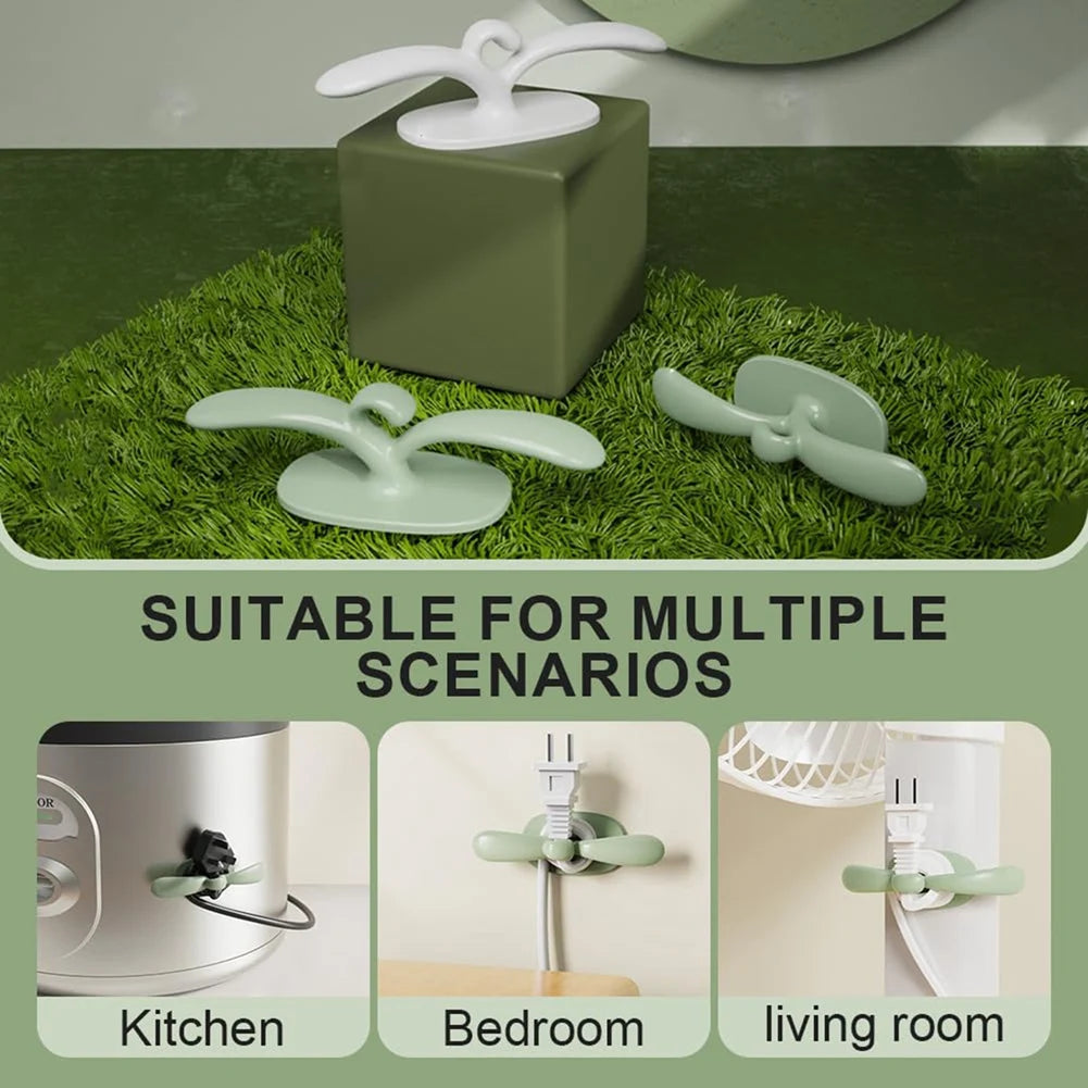 A36T-Kitchen Wire Winder Household Wire Organizer Plug Hook Holder Winding Wire Clip Power Cord Arrangement Peaceful Pleasures Health and Wellness