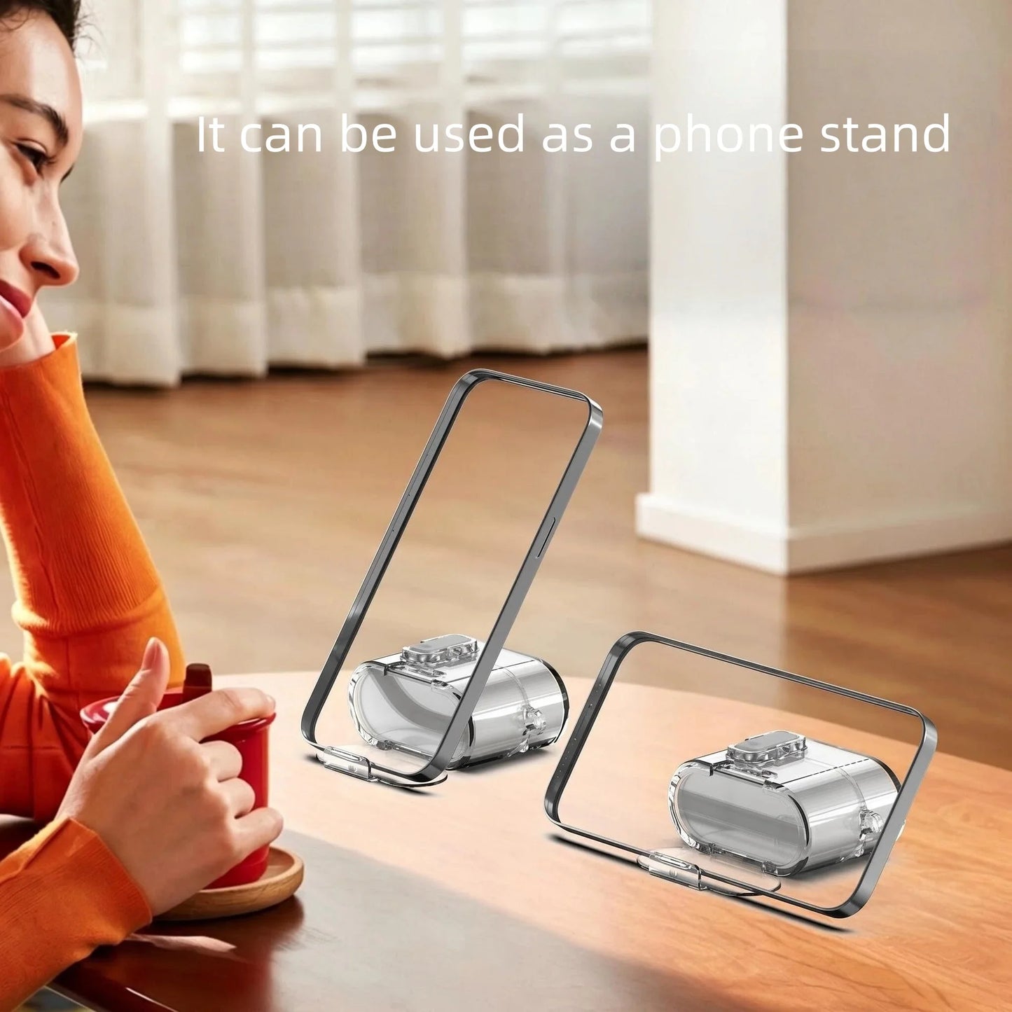 TPU Transparent Protective Case For Sony WF-1000XM6 Earbuds Transparent Design For A Sleek Look Snap-Button Design Peaceful Pleasures Health and Wellness