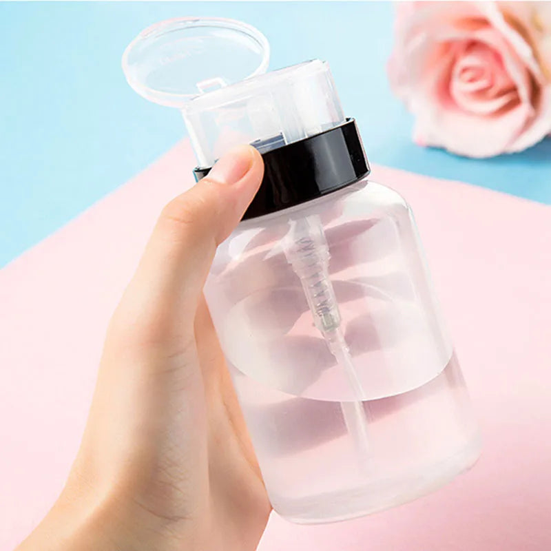 Refillable Nail Polish Remover Pump Bottle 60ml & 180ml