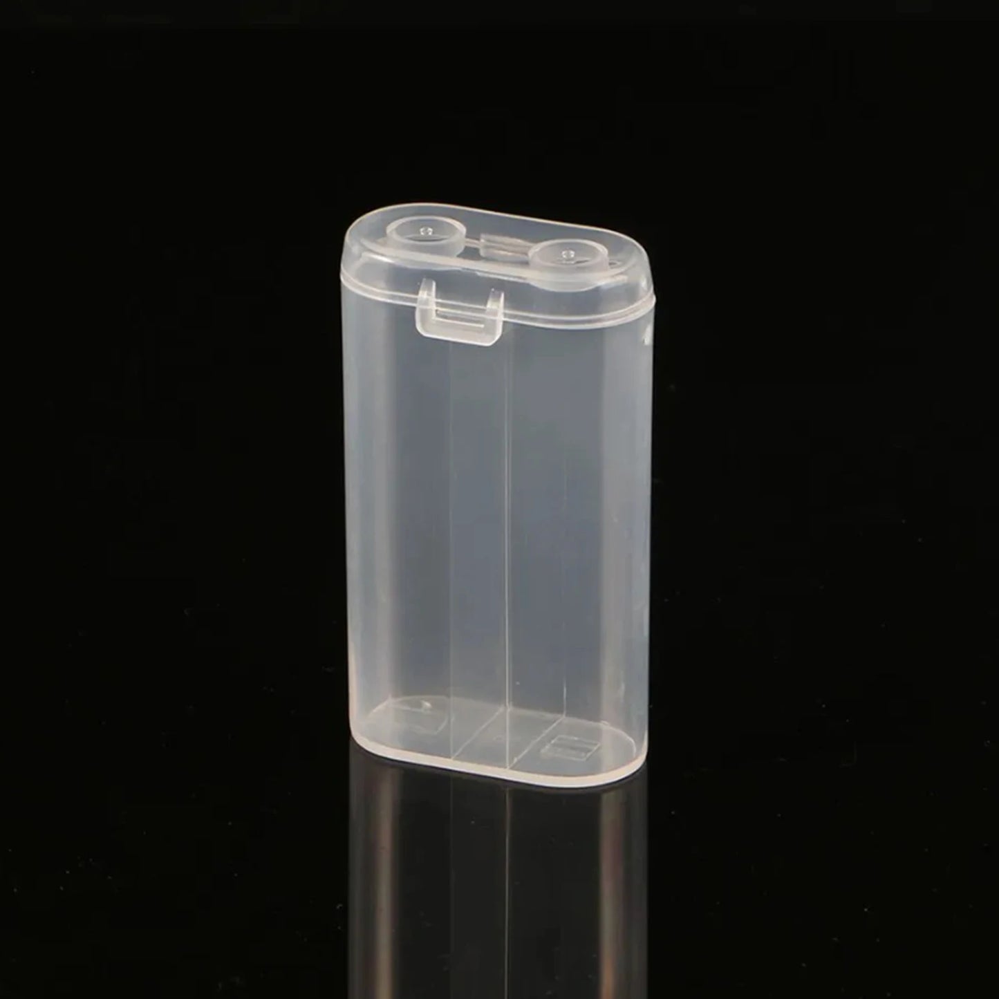 1/5Pcs Transparent Battery Storage Box Empty Portable Waterproof Batteries Safety Case for 2 Sections 18650 Battery Organizer Peaceful Pleasures Health and Wellness 1pc