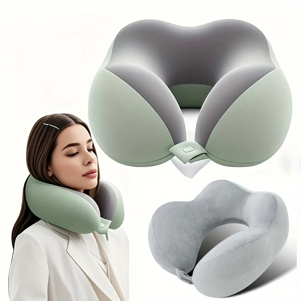 Portable Travel Neck Pillow – Ergonomic Slow Rebound Support