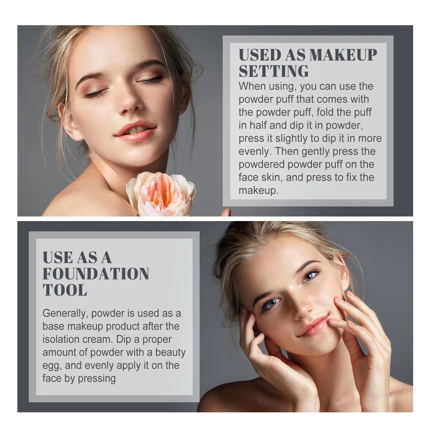 Matte Pressed Setting Powder – Oil Control & Full Coverage