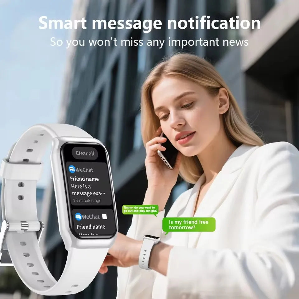 New Curved Screen Smart Watch 2026 For Health Watch Heart Rate Blood Oxygen/Pressure Sleep Monitor Sports Waterproof Smartwatch Peaceful Pleasures Health and Wellness