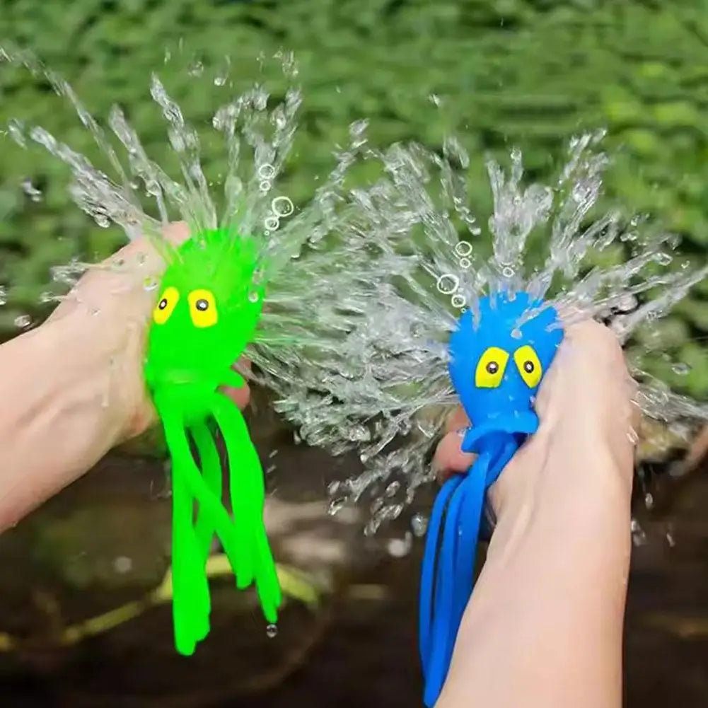 Octopus Squirt Bath Toy for Kids Ages 3–6 | Soft Silicone TPR