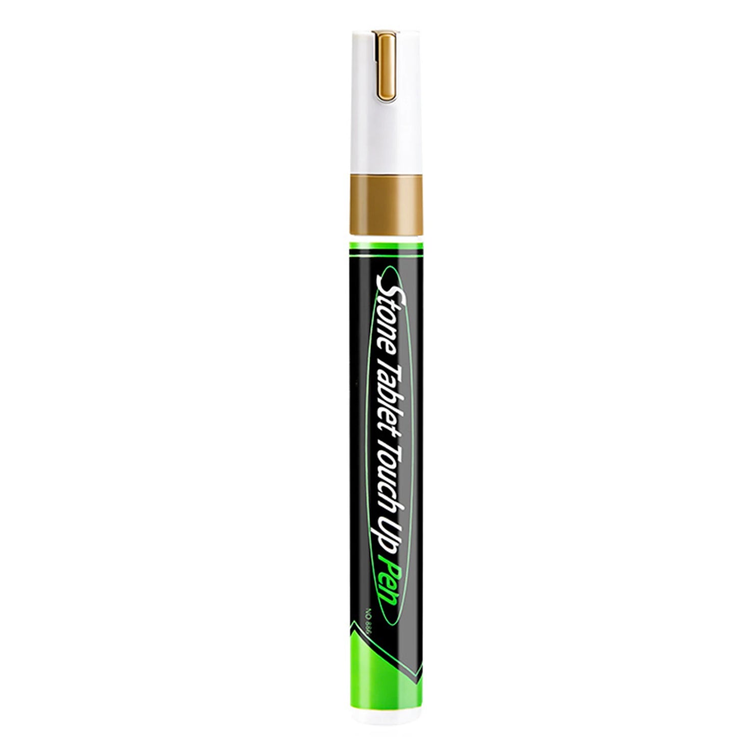 Tombstone Marker Pen For Restoring Faded Grave Inscriptions Waterproof & Fade-Resistant Permanent Ink Outdoor Rock Painting Peaceful Pleasures Health and Wellness Glod