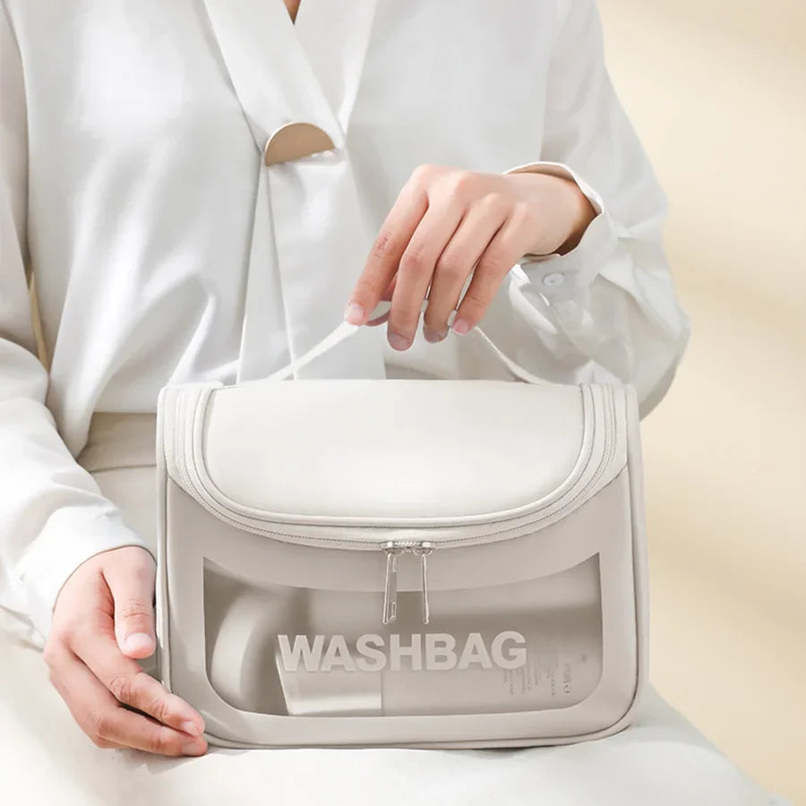 Large Transparent Waterproof PVC Travel Cosmetic Bag